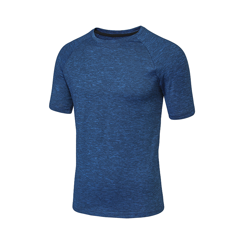 Mens Heather Blue Fitness T-shirt | Yonglee